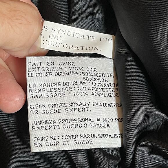 Vintage Betty Boop Motorcycle Club Leather American Toons Bomber Jacket Size XL - Picture 13 of 16